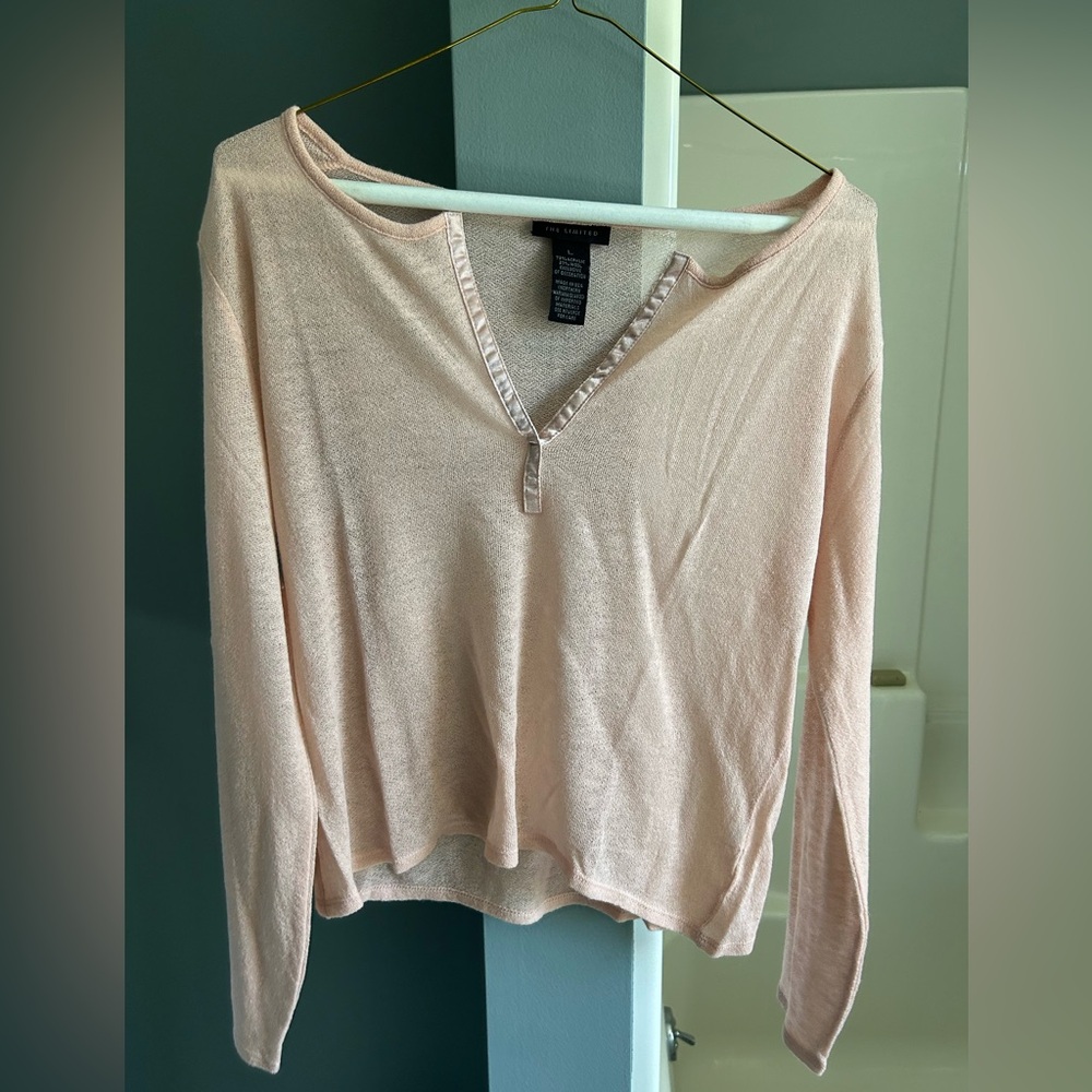 The Limited Blush Long Sleeve Blouse